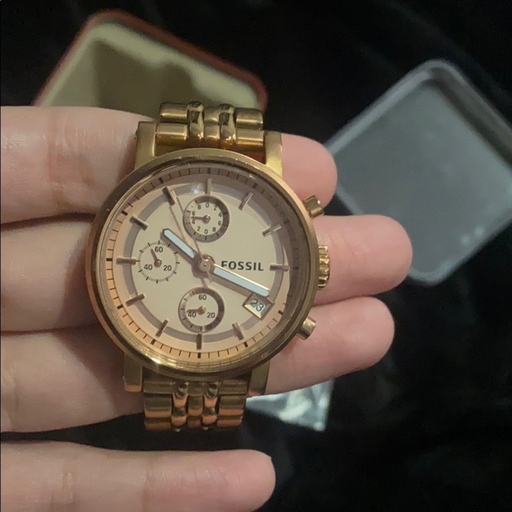 Fossil Gold Watch